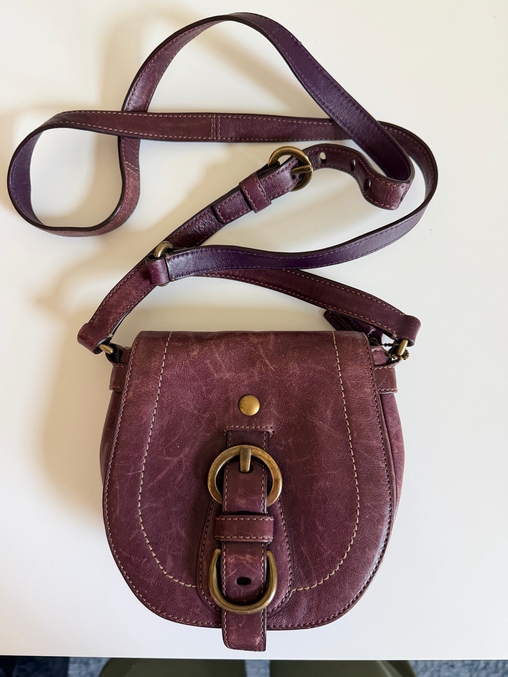Coach vintage Garcia mini saddle crossbody